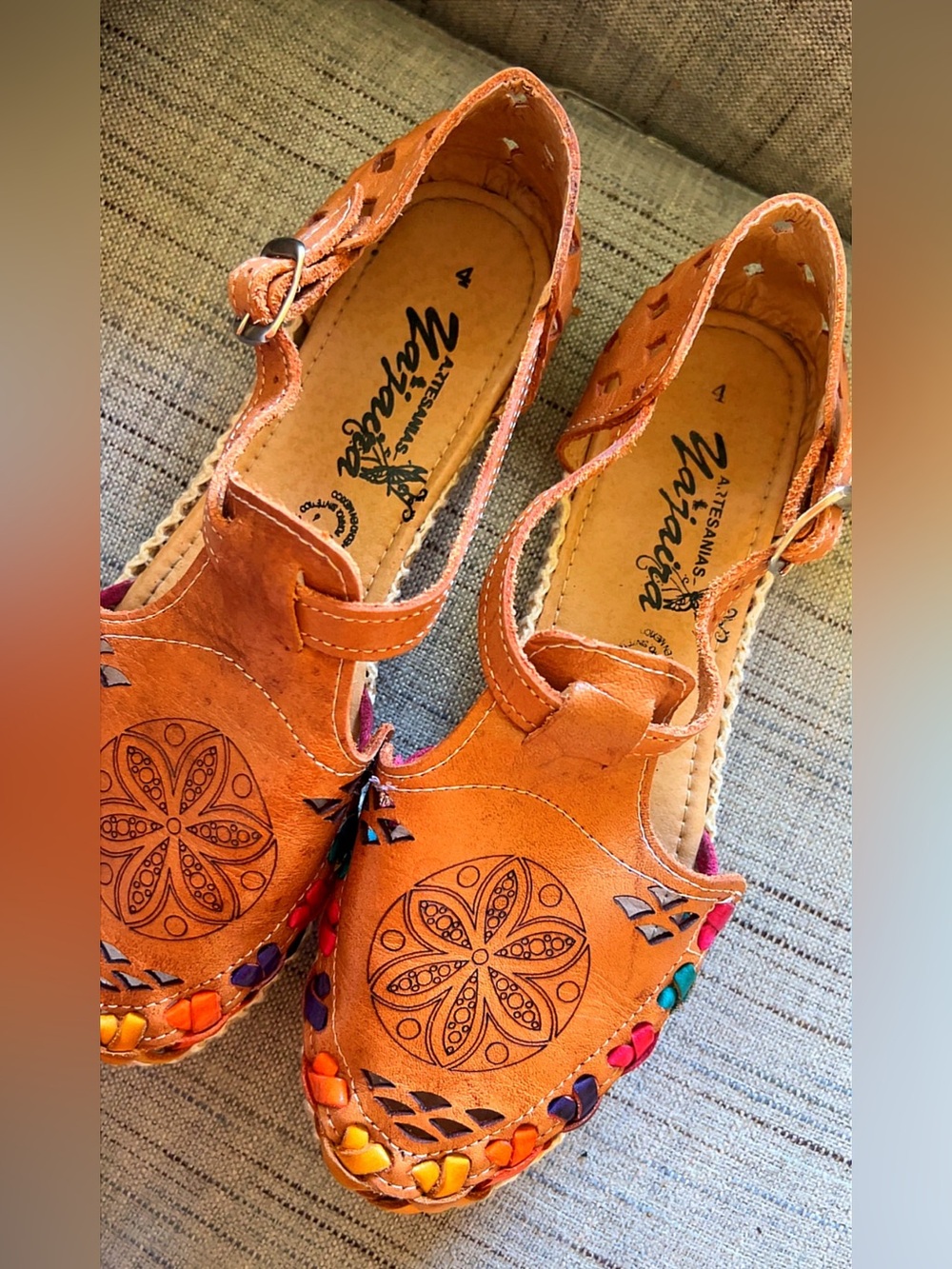 Handcrafted Mexican Leather Sandals | Women’s US 7 | MX 4 Boho Artisan